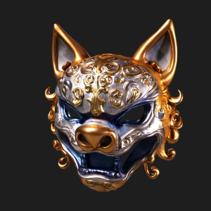 Nine-Tailed Oracle Mask